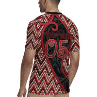 Custom Aotearoa Atua Tumatauenga Rugby Jersey God Of War Koru Patterns