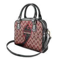 Aotearoa Atua Tumatauenga Shoulder Handbag God Of War Koru Patterns