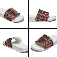 Aotearoa Atua Tumatauenga Slide Sandals God Of War Koru Patterns