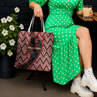 Aotearoa Atua Tumatauenga Tote Bag God Of War Koru Patterns