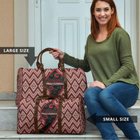 Aotearoa Atua Tumatauenga Travel Bag God Of War Koru Patterns