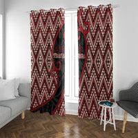 Aotearoa Atua Tumatauenga Window Curtain God Of War Koru Patterns
