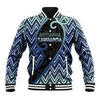 Custom Aotearoa Atua Tangaroa Baseball Jacket God Of Ocean Koru Patterns