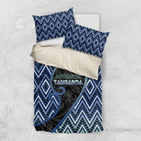 Aotearoa Atua Tangaroa Bedding Set God Of Ocean Koru Patterns