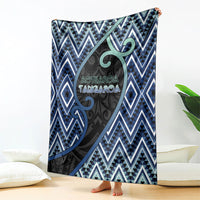 Aotearoa Atua Tangaroa Blanket God Of Ocean Koru Patterns