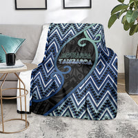 Aotearoa Atua Tangaroa Blanket God Of Ocean Koru Patterns