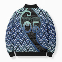 Custom Aotearoa Atua Tangaroa Bomber Puffer Jacket God Of Ocean Koru Patterns