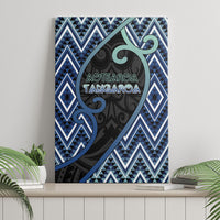 Aotearoa Atua Tangaroa Canvas Wall Art God Of Ocean Koru Patterns