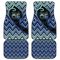 Custom Aotearoa Atua Tangaroa Car Mats God Of Ocean Koru Patterns