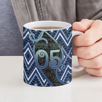 Custom Aotearoa Atua Tangaroa Ceramic Mug God Of Ocean Koru Patterns