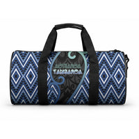 Aotearoa Atua Tangaroa Duffle Bag God Of Ocean Koru Patterns
