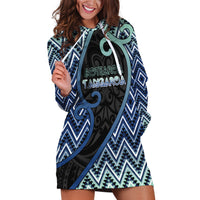 Custom Aotearoa Atua Tangaroa Hoodie Dress God Of Ocean Koru Patterns