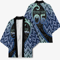 Custom Aotearoa Atua Tangaroa Kimono God Of Ocean Koru Patterns