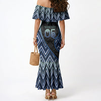 Custom Aotearoa Atua Tangaroa Mermaid Dress God Of Ocean Koru Patterns