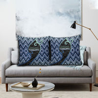 Aotearoa Atua Tangaroa Pillow Cover God Of Ocean Koru Patterns