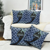 Aotearoa Atua Tangaroa Pillow Cover God Of Ocean Koru Patterns