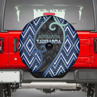 Aotearoa Atua Tangaroa Spare Tire Cover God Of Ocean Koru Patterns