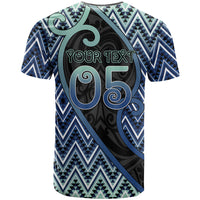 Custom Aotearoa Atua Tangaroa T Shirt God Of Ocean Koru Patterns