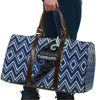 Aotearoa Atua Tangaroa Travel Bag God Of Ocean Koru Patterns