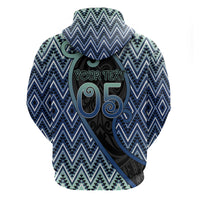 Custom Aotearoa Atua Tangaroa Zip Hoodie God Of Ocean Koru Patterns