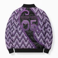 Custom Aotearoa Atua Tawhirimatea Bomber Puffer Jacket God Of Storms Koru Patterns