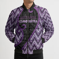 Custom Aotearoa Atua Tawhirimatea Bomber Puffer Jacket God Of Storms Koru Patterns