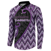 Custom Aotearoa Atua Tawhirimatea Button Sweatshirt God Of Storms Koru Patterns
