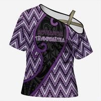 Custom Aotearoa Atua Tawhirimatea Cross Shoulder Shirt God Of Storms Koru Patterns