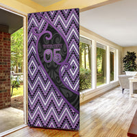 Custom Aotearoa Atua Tawhirimatea Door Cover God Of Storms Koru Patterns