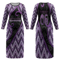 Custom Aotearoa Atua Tawhirimatea Family Matching Long Sleeve Bodycon Dress and Hawaiian Shirt God Of Storms Koru Patterns
