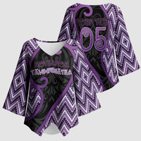 Custom Aotearoa Atua Tawhirimatea Kimono Sleeve Blouse God Of Storms Koru Patterns