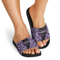 Aotearoa Atua Tawhirimatea Slide Sandals God Of Storms Koru Patterns