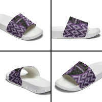 Aotearoa Atua Tawhirimatea Slide Sandals God Of Storms Koru Patterns