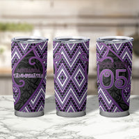 Custom Aotearoa Atua Tawhirimatea Tumbler Cup God Of Storms Koru Patterns