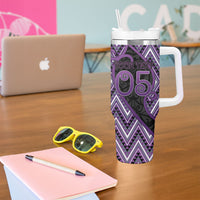 Custom Aotearoa Atua Tawhirimatea Tumbler With Handle God Of Storms Koru Patterns