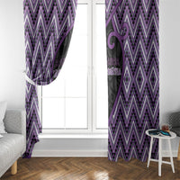 Aotearoa Atua Tawhirimatea Window Curtain God Of Storms Koru Patterns