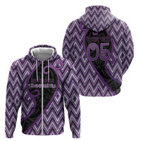 Custom Aotearoa Atua Tawhirimatea Zip Hoodie God Of Storms Koru Patterns