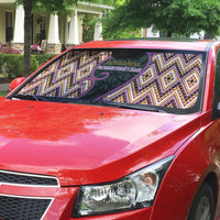 Aotearoa Atua Rongomatane Auto Sun Shade God Of Cultivated Foods Koru Patterns