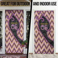 Custom Aotearoa Atua Rongomatane Door Cover God Of Cultivated Foods Koru Patterns
