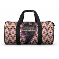 Aotearoa Atua Rongomatane Duffle Bag God Of Cultivated Foods Koru Patterns