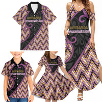 Custom Aotearoa Atua Rongomatane Family Matching Summer Maxi Dress and Hawaiian Shirt God Of Cultivated Foods Koru Patterns
