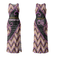 Custom Aotearoa Atua Rongomatane Family Matching Tank Maxi Dress and Hawaiian Shirt God Of Cultivated Foods Koru Patterns