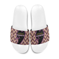 Aotearoa Atua Rongomatane Slide Sandals God Of Cultivated Foods Koru Patterns