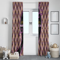 Aotearoa Atua Rongomatane Window Curtain God Of Cultivated Foods Koru Patterns