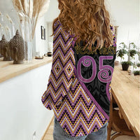 Custom Aotearoa Atua Rongomatane Women Casual Shirt God Of Cultivated Foods Koru Patterns
