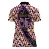 Custom Aotearoa Atua Rongomatane Women Polo Shirt God Of Cultivated Foods Koru Patterns
