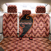 Aotearoa Atua Ruaumoko Back Car Seat Cover God Of Volcanoes Koru Patterns