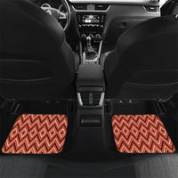 Custom Aotearoa Atua Ruaumoko Car Mats God Of Volcanoes Koru Patterns