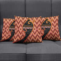 Aotearoa Atua Ruaumoko Pillow Cover God Of Volcanoes Koru Patterns