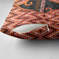 Aotearoa Atua Ruaumoko Pillow Cover God Of Volcanoes Koru Patterns